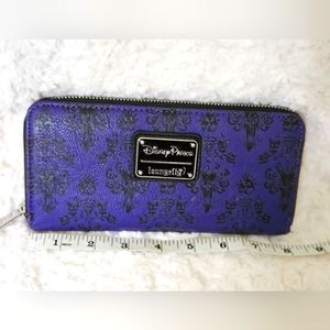Loungefly Haunted Mansion zip wallet